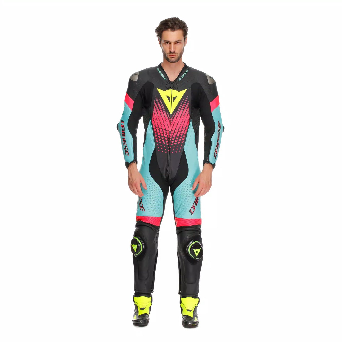 LAGUNA SECA 6 PERF 1PC LEATHER SUIT