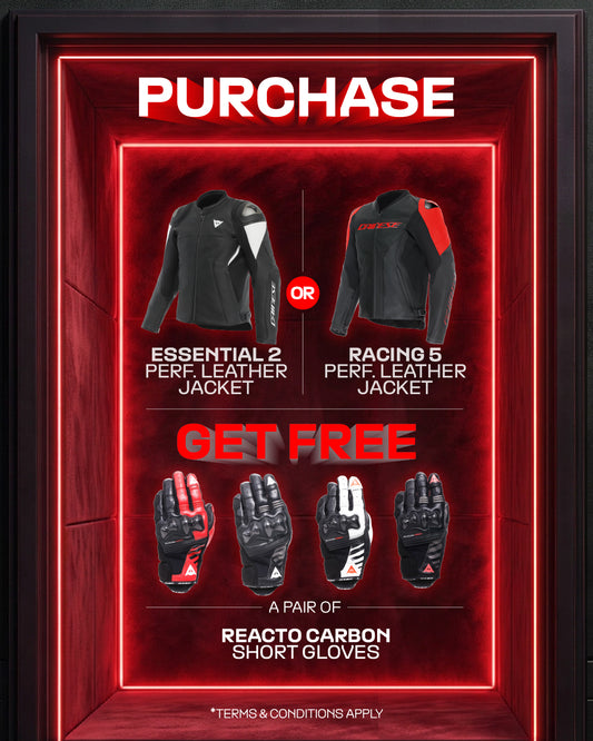 RACING 5 PERF LEATHER JACKET